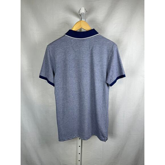 Giovanni Galli 100% Cotton Short Sleeve Polo Blue EU 50 US Men's Medium - Picture 5 of 6